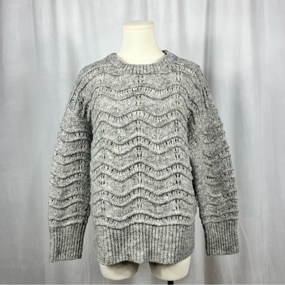 Little Lies Gray Crewneck Sweater.